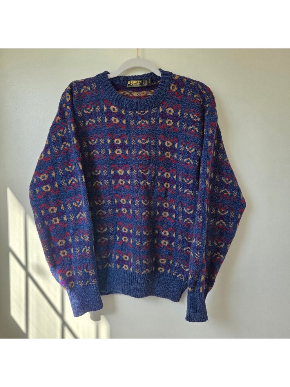 OshKosh B'Gosh Vintage Men's Cotton Blend Crewneck Sweater Size Medium